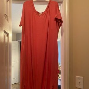 Pink zenana premium maxi dress